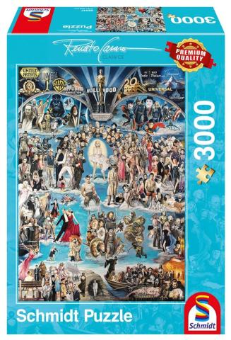 Puzzle PQ 3000 Renato Casaro Hollywood XXL G3