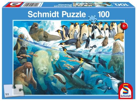 Puzzle 100 Zwierzęta rejonów polarnych G3