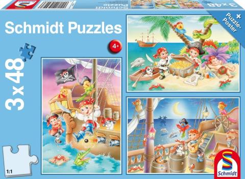 Puzzle 3x48 Załoga piracka G3