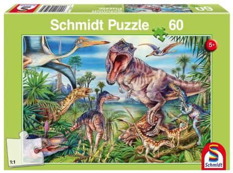 Puzzle 60 Wśród dinozaurów G3