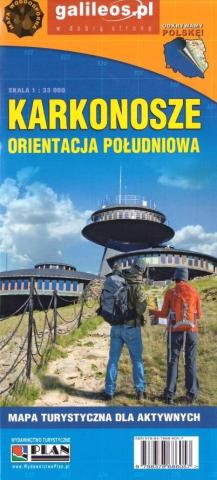 Mapa dla aktyw. - Karkonosze orent. poł. laminat