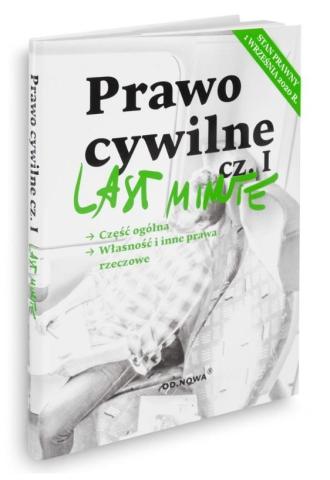 Last Minute. Prawo cywilne cz.1 01.09.2020