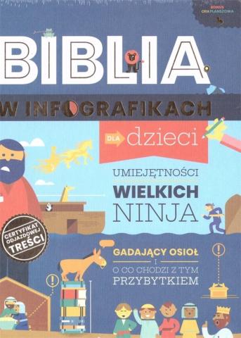 Biblia w infografikach dla dzieci + gra planszowa