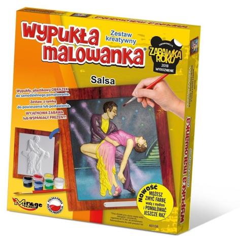 Wypukła malowanka Taniec - Salsa