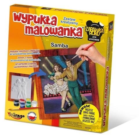 Wypukła malowanka Taniec - Samba