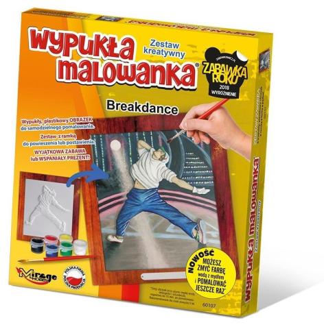 Wypukła malowanka Taniec - Breakdance