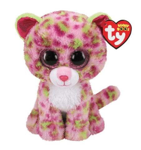 Beanie Boos Leopard różowy Lainey 24cm