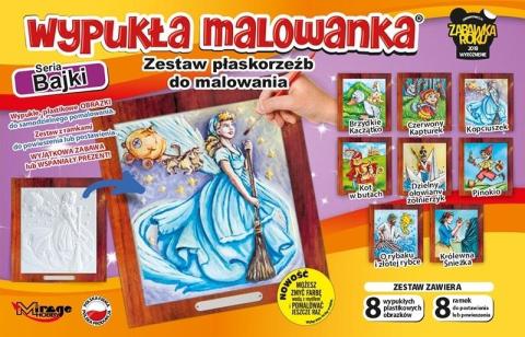 Wypukła malowanka - Bajki Zestaw 8 wzorów