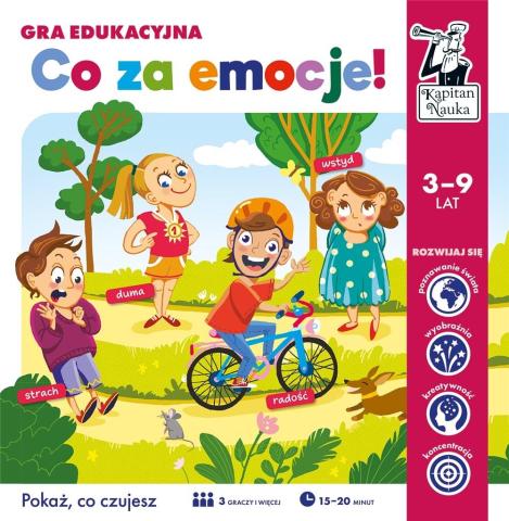 Co za emocje! Gra edukacyjna. Kapitan Nauka