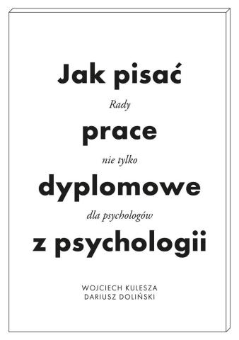 Jak pisać prace dyplomowe z psychologii