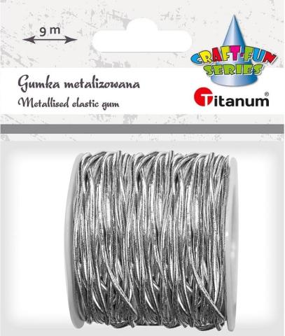 Gumka metalizowana 2mmx9m srebrna