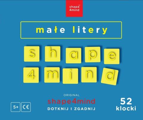 Shape4mind. Małe litery