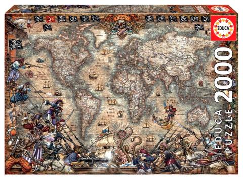 Puzzle 2000 Mapa piratów G3