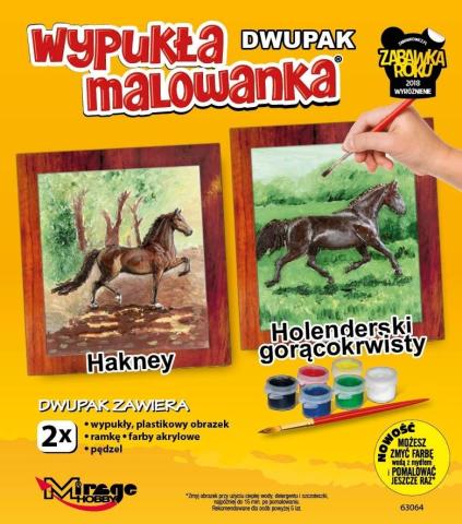 Wypukła malowanka Konie - Harkney + Holenderski