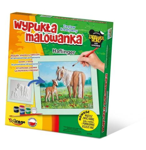 Wypukła malowanka Konie - Haflinger