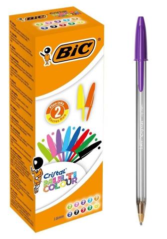 Długopis Cristal Multi Colour mix (20szt) BIC