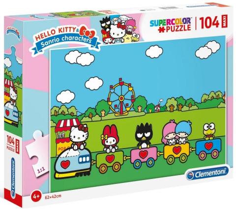 Puzzle 104 Maxi Super Kolor Hello Kitty