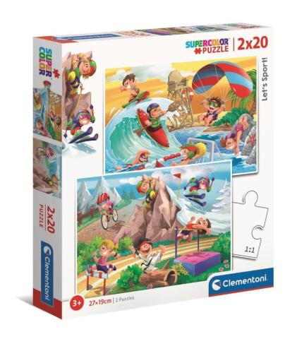 Puzzle 2x20 Super Kolor Let's Sport!