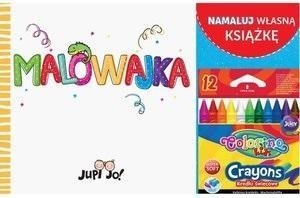 Malowajka + kredki świecowe