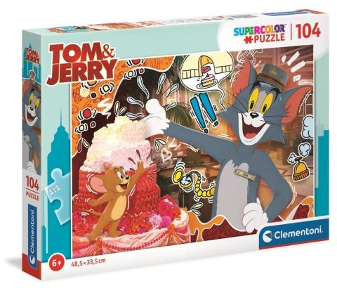 Puzzle 104 Super Kolor Tom&Jerry