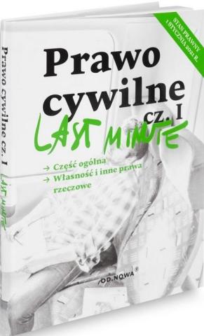 Last Minute Prawo Cywilne cz.1 01.01.2021