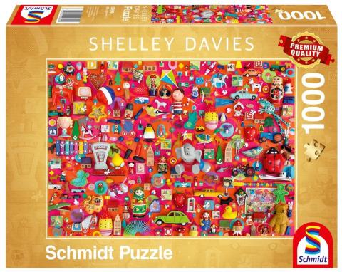 Puzzle PQ 1000 Shelley Davies Zabawki retro G3