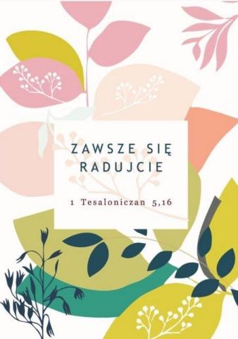 Notes B6 - Zawsze się radujcie