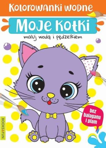 Kolorowanki wodne - Moje kotki