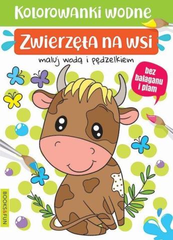 Kolorowanki wodne - Zwierzęta na wsi