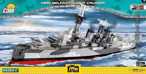 HC WWII HMS Belfast Light Cruiser