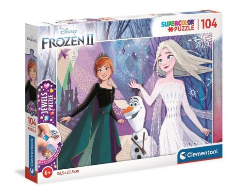 Puzzle 104 Jewels Frozen 2