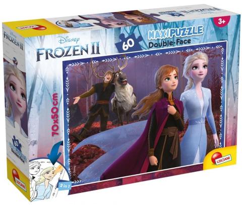 Puzzle dwustronne Supermaxi 60 Frozen