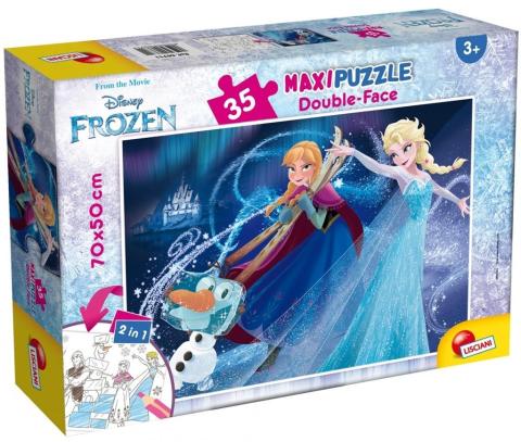 Puzzle dwustronne Supermaxi 35 Frozen