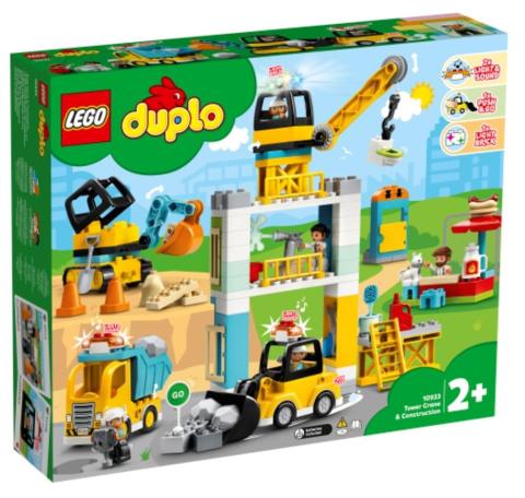 Lego DUPLO 10933 Żuraw wieżowy i budowa