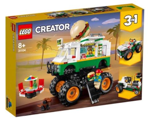 Lego CREATOR 31104 Monster truck z burgerami