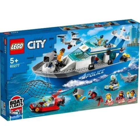 Lego CITY 60277 Policyjna łódź patrolowa