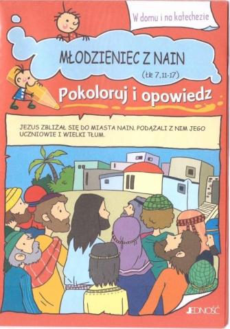 Pokoloruj i opowiedz. Młodzieniec z Nain