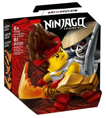 Lego NINJAGO Epicki zestaw bojowy Kai vs Szkielet