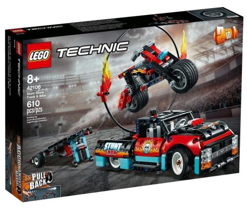 Lego TECHNIC Furgonetka i motocykl kaskaderski