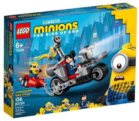 Lego MINIONS 75549 Niepowstrzymany motocykl ucieka