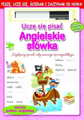 Uczę się pisać. Angielskie słówka