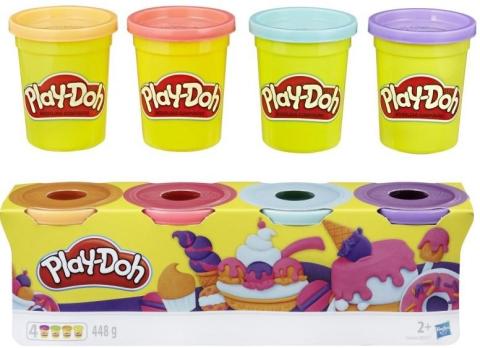 Tuby uzupełniające 4-pak Play-Doh
