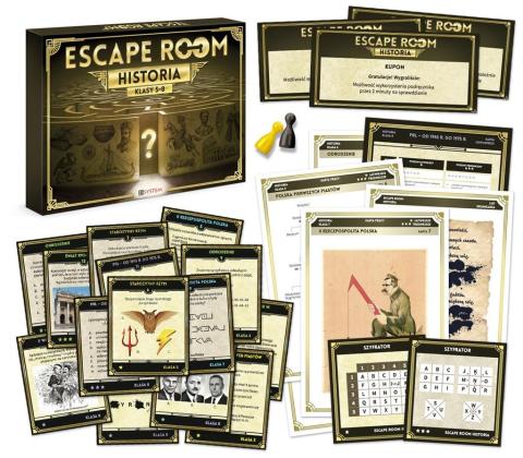 Gra escape room. Historia