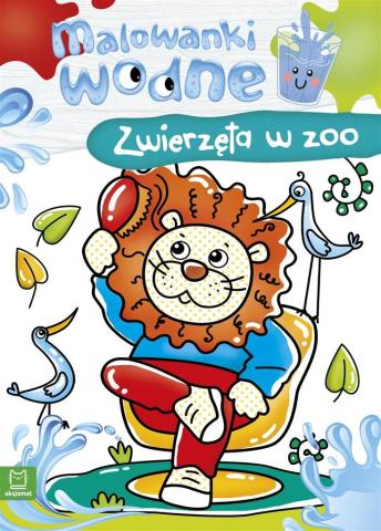 Malowanki wodne. Zwierzęta w zoo