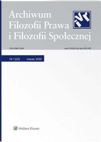 Archiwum Filozofii Prawa i Filozofii.. 1/2020 (22)