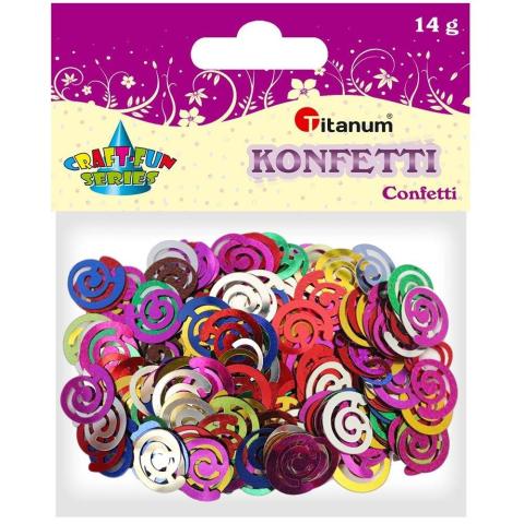 Konfetti spiralki mix 14g