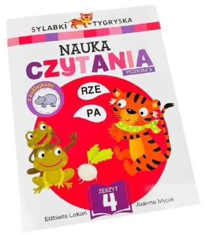 Sylabki Tygryska. Nauka czytania z.4, poziom 3