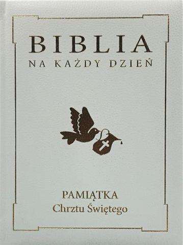 Biblia na każdy dzień. Chrzest złoto