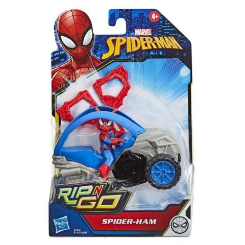 Pojazd Rip n Go Spider-Ham niebieski