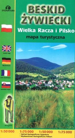 Mapa turystyczna. Beskid Żywiecki